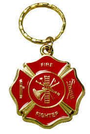 firefighter gift red maltese cross