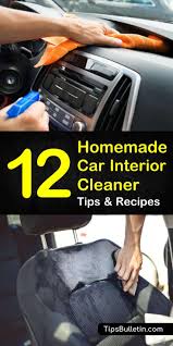 homemade car interior cleaner recipes