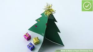3 Ways To Make A Paper Christmas Tree Wikihow