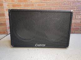 carvin 2x12 speaker cabinet reverb