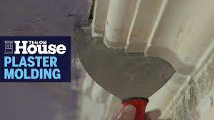 how to repair plaster molding with a
