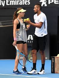 Who is nick kyrgios' girlfriend? Nick Kyrgios Trains With His Stunning Girlfriend Ajla Tomljanovic As He Shows His Colours In Tottenham Shirt