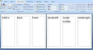 Microsoft Word Tri Fold Brochure Template Free Business Tri