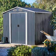 8 X 8 Ft Garden Shed Metal Corrugated