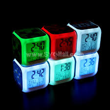 Minecraft Mc Series Multifunctional Digital Alarm Clock With Colorful Light Night Light No 81 No 96 Sygmall