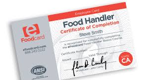 All instructional materials and exams are available in english and spanish. California Food Handlers Card 7 99 Efoodcard