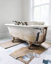To decorate and repair something such as. How To Refinish A Nasty Old Clawfoot Tub