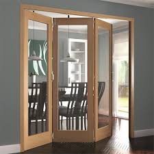 Clear Glazed Interior Folding Doors