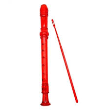 83 list list price $12.83 $ 12. Transparent Descant Flute Recorder With Fingering Chart Red Konga Online Shopping