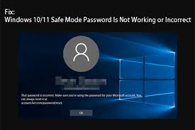 fix windows 10 11 safe mode pword