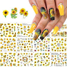 stickers fl flower nail decals