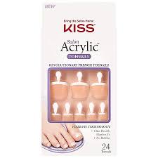 kiss salon acrylic toenail walk away