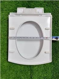 White Floor Mounted Toilet Seat Cover