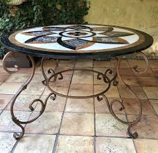 Decorative Center Table In Wrought Iron