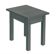 adirondack rectangular patio side table