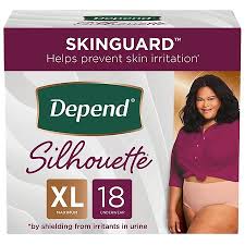 depend silhouette incontinence
