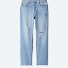 Women High Rise Straight Ankle Jeans