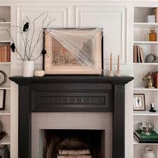 Black Fireplace Mantel Ideas