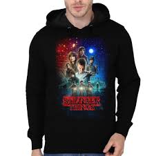 Stranger things there's something strange hoodie. Stranger Things Merch Hoodie Buy Clothes Shoes Online
