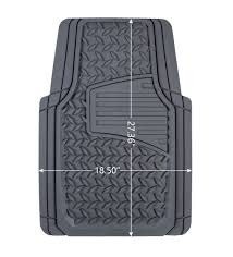 auto drive 2pc rubber floor mats