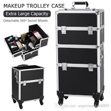 3 in 1 aluminum rolling makeup train