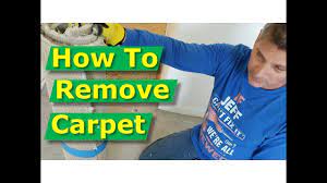 remove old carpet dyi carpet removal
