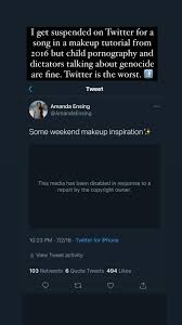 amanda ensing suspended from twitter