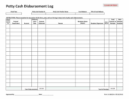 Petty Cash Spreadsheet Template Excel Download Book