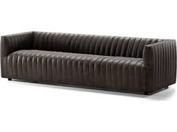 four hands grayson leather sofa topmodern