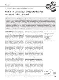 Struktur osis sman 3 bandung. Pdf Multivalent Ligand Design Principle For Targeted Therapeutic Delivery Approach