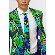 Opposuits Juicy Jungle 3 Piece Prom Suit Size 42r Nwt