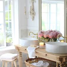 A colour that looks great on a colour card can look very different when the whole room is painted. French Country Bathroom Design Ideas