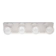 Led Chrome Bathroom Vanity Light Glass Diffuser Globes