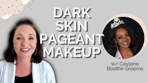 pageant makeup for dark skin with