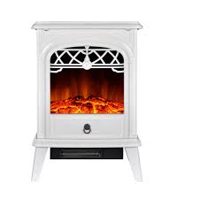 changeable flame color fireplace white