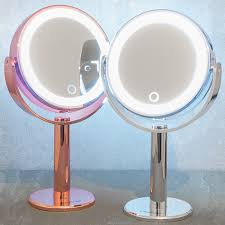 double sided led lighted shaving vanity