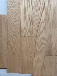 unfinished red oak hardwood flooring