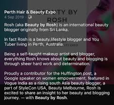 events beauty by rosh
