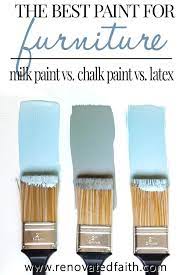 milk paint vs chalk paint vs latex