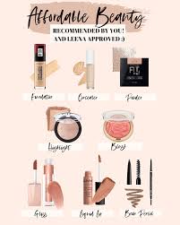 affordable beauty recommended by you