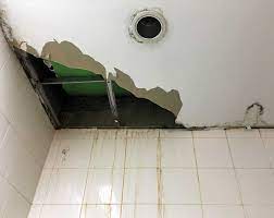 ceiling water leakage repair bathroom