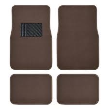 brown carpet car floor mats set of 4