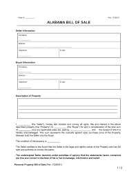 free alabama bill of forms pdf