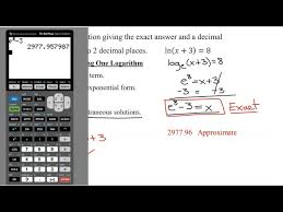 Solve Natural Logarithmic Equation