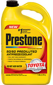 Prestone Vehicle Specific