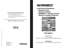 wirsbo installation handbook