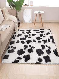 1pc nordic style tie dye plush carpet
