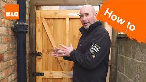 how to fit a garden gate you
