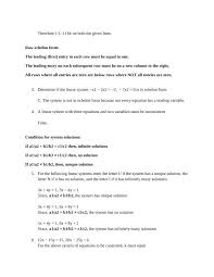 Linear System And Equations Assignment
