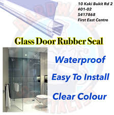 Qoo10 Bathroom Glass Door Rubber Seal